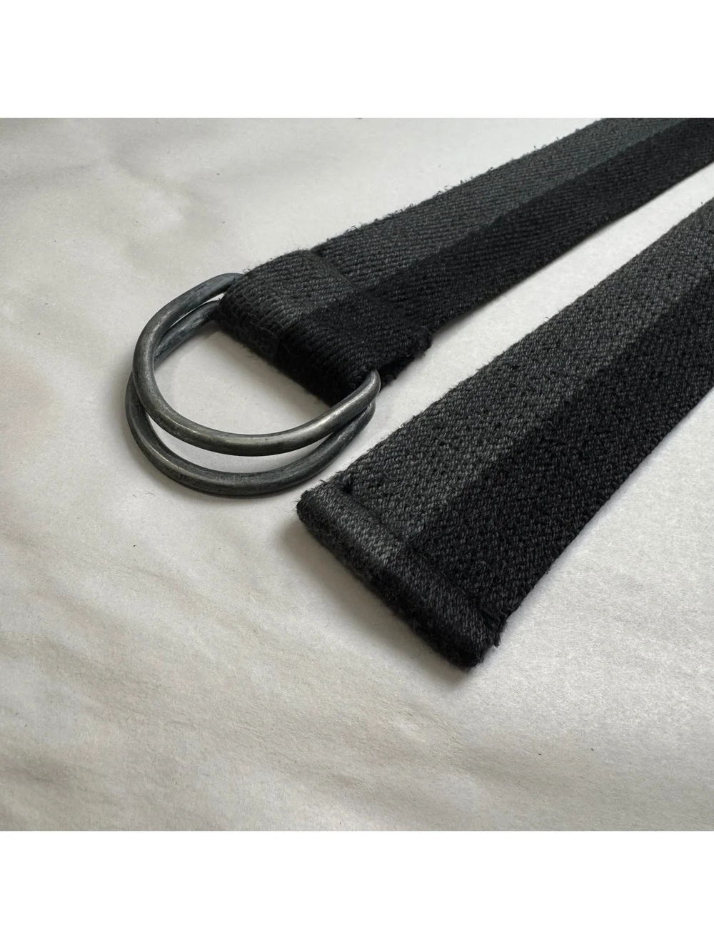 Y2K unisex Canvas utility D-ring Skater Belt two tones Fits M-L adjustable